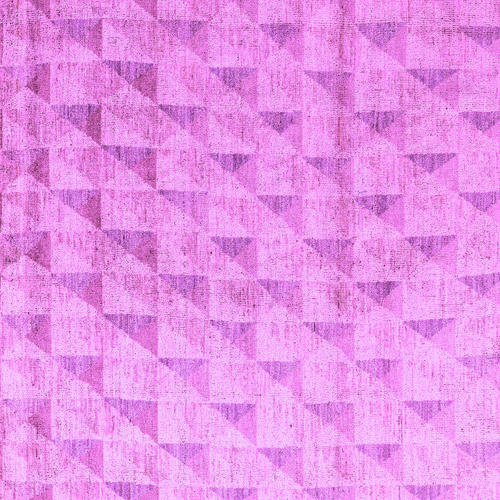 Square Machine Washable Solid Purple Modern Area Rugs, wshabs5066pur