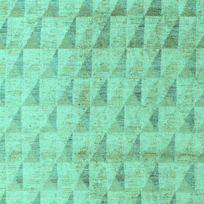 Solid Turquoise Modern Rug, abs5066turq