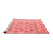 Modern Red Washable Rugs