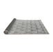 Sideview of Solid Gray Modern Rug, abs5066gry