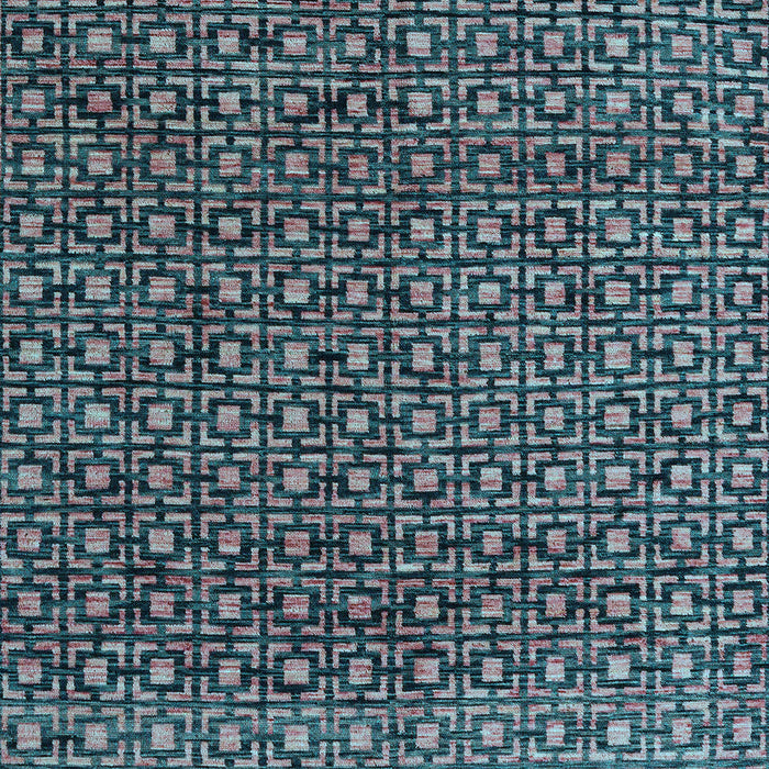 Abstract Light Blue Modern Rug, abs5067lblu