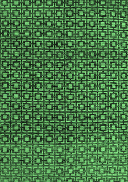 Abstract Emerald Green Modern Rug, abs5067emgrn