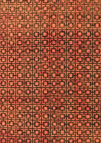 Abstract Orange Modern Rug, abs5067org