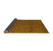 Sideview of Abstract Yellow Modern Rug, abs5067yw