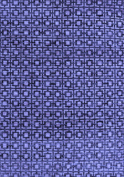 Abstract Blue Modern Rug, abs5067blu