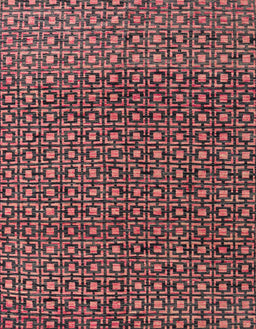 Abstract Red Modern Rug, abs5067