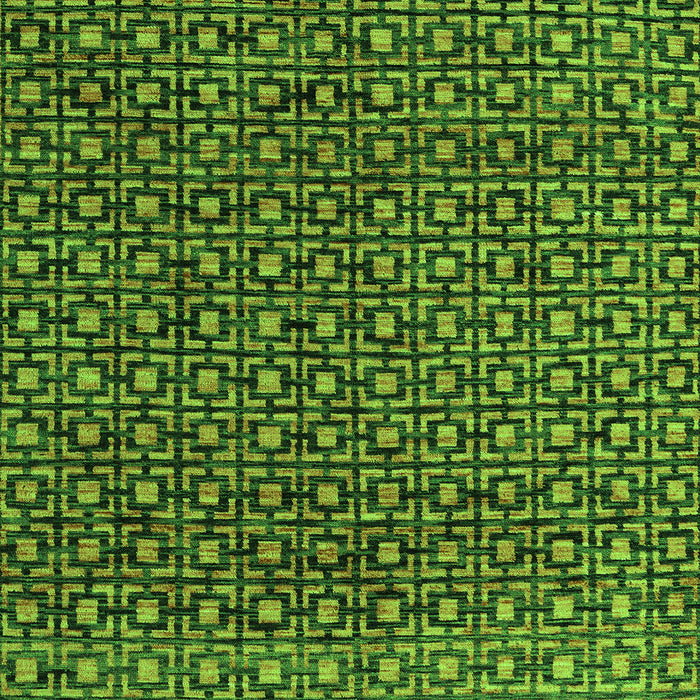 Machine Washable Abstract Green Modern Area Rugs, wshabs5067grn