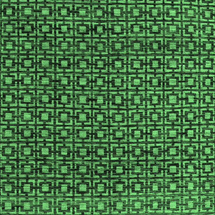 Machine Washable Abstract Emerald Green Modern Area Rugs, wshabs5067emgrn