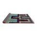 Sideview of Abstract Maroon Purple Modern Rug, abs5068