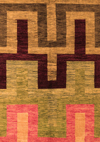 Abstract Orange Modern Rug, abs5068org