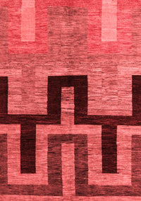 Abstract Red Modern Rug, abs5068red