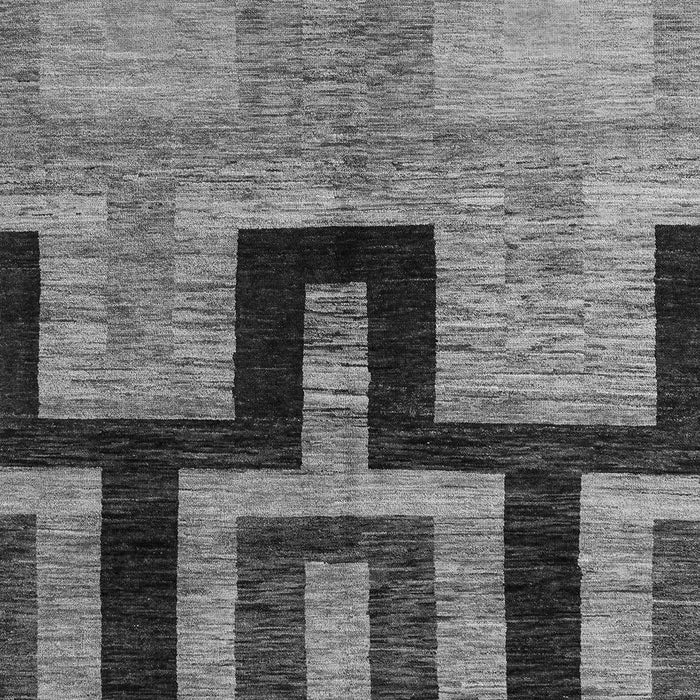 Machine Washable Abstract Gray Modern Rug, wshabs5068gry