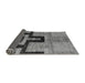 Sideview of Abstract Gray Modern Rug, abs5068gry