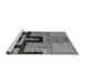 Sideview of Machine Washable Abstract Gray Modern Rug, wshabs5068gry