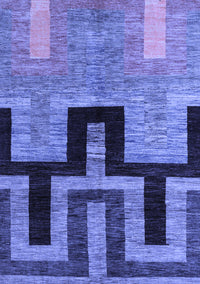 Abstract Blue Modern Rug, abs5068blu