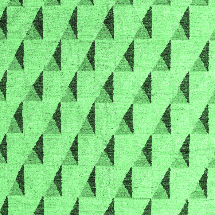 Machine Washable Solid Emerald Green Modern Area Rugs, wshabs5069emgrn