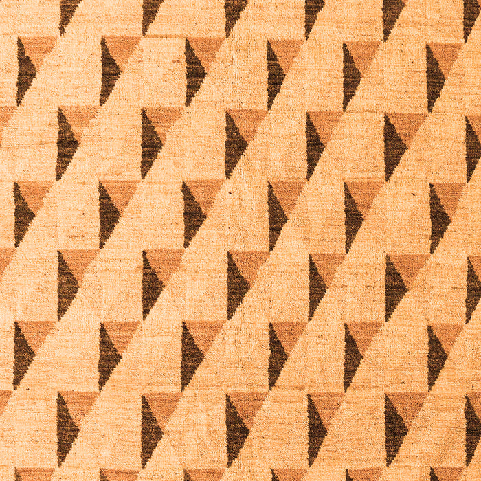 Machine Washable Solid Orange Modern Area Rugs, wshabs5069org