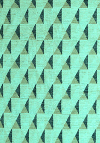 Solid Turquoise Modern Rug, abs5069turq