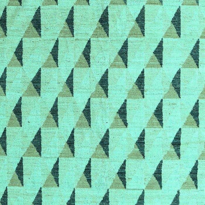 Machine Washable Solid Turquoise Modern Area Rugs, wshabs5069turq