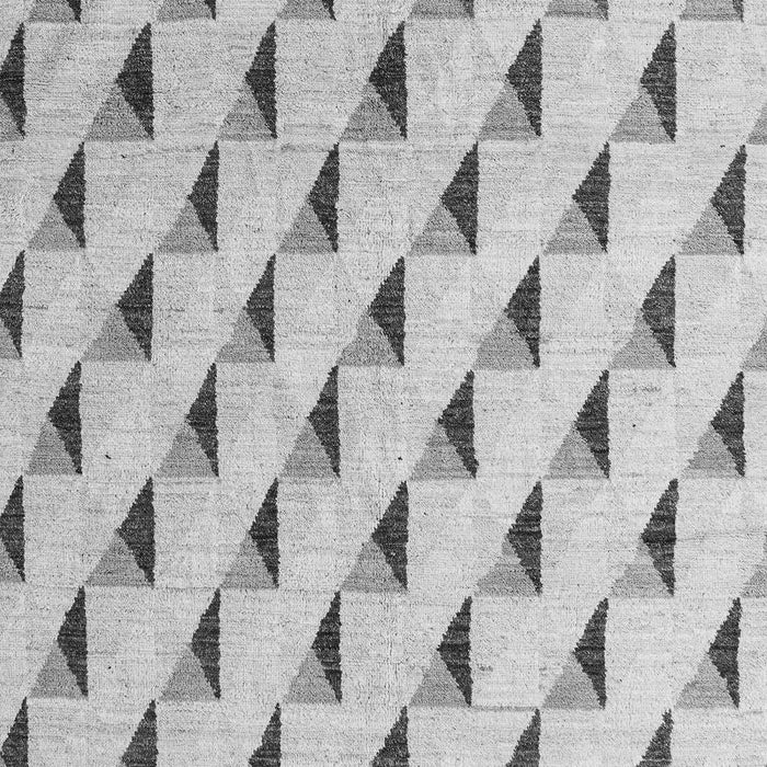 Machine Washable Solid Gray Modern Rug, wshabs5069gry