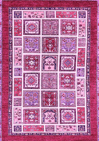 Abstract Pink Modern Rug, abs506pnk