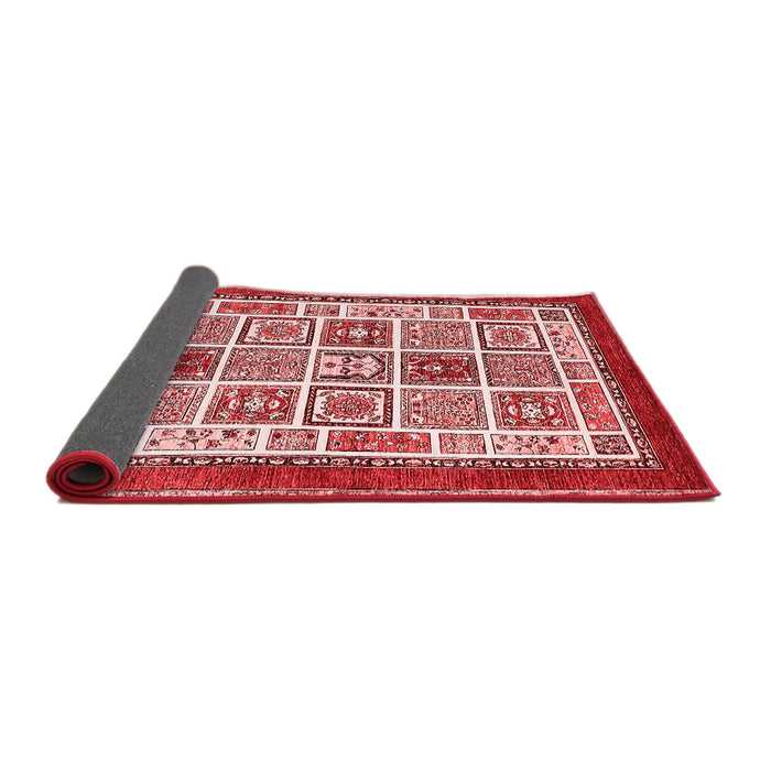 Abstract Red Modern Area Rugs
