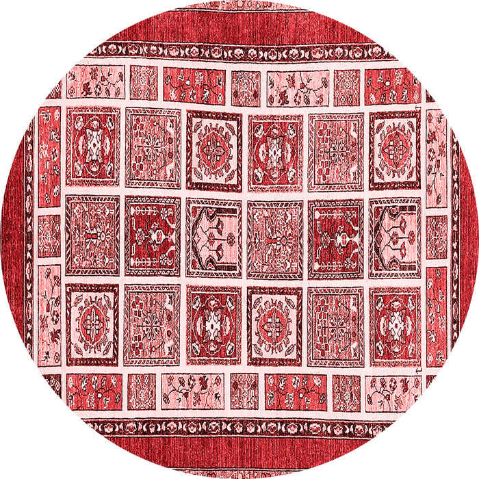 Abstract Red Modern Rug, abs506red