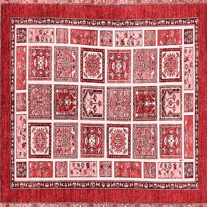 Abstract Red Modern Rug, abs506red