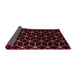 Abstract Red Modern Area Rugs