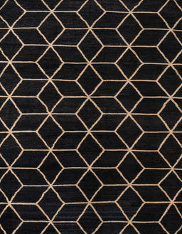 Abstract Coffee Brown Modern Rug, abs5070