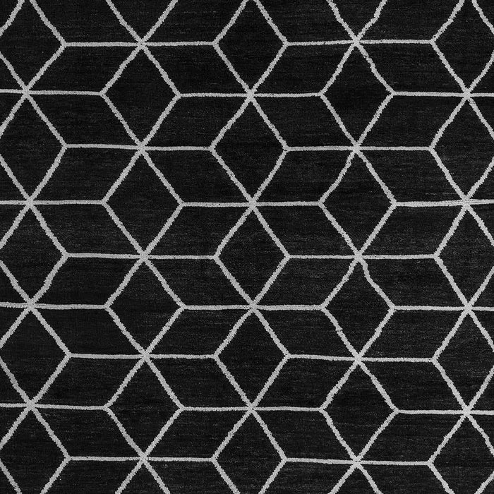 Machine Washable Abstract Gray Modern Rug, wshabs5070gry