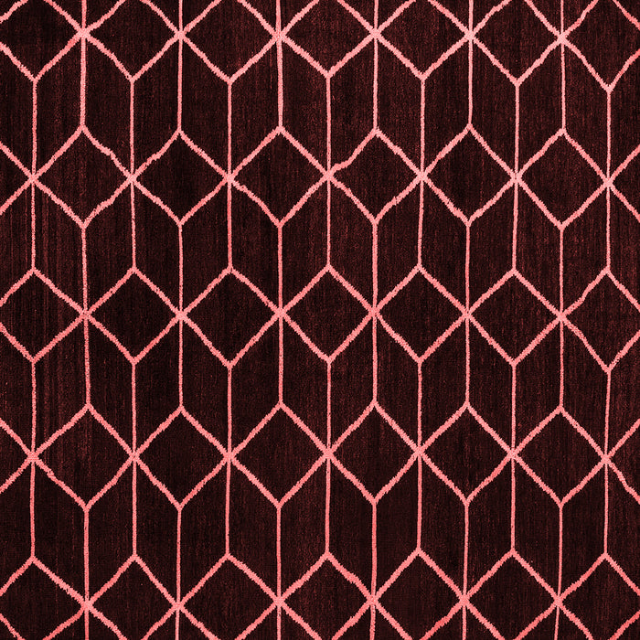 Machine Washable Abstract Red Modern Rug, wshabs5070red