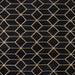 Square Abstract Coffee Brown Modern Rug, abs5070