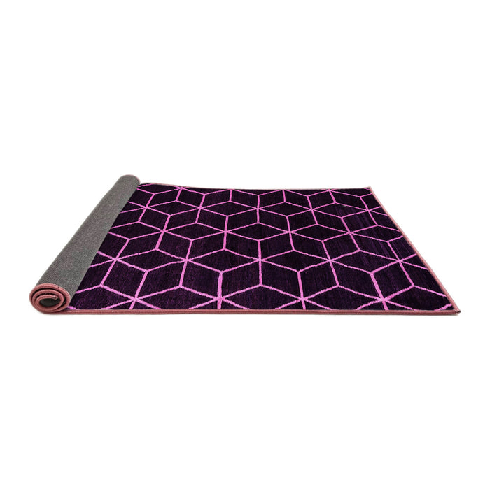 Sideview of Abstract Pink Modern Rug, abs5070pnk