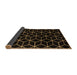 Sideview of Abstract Brown Modern Rug, abs5070brn