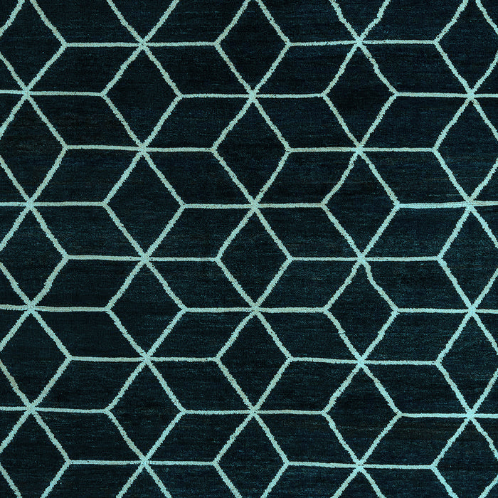 Abstract Light Blue Modern Rug, abs5070lblu