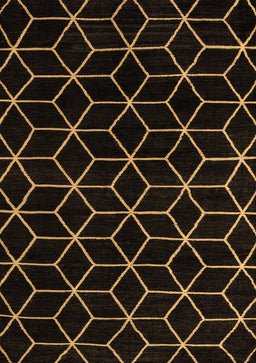 Abstract Brown Modern Rug, abs5070brn