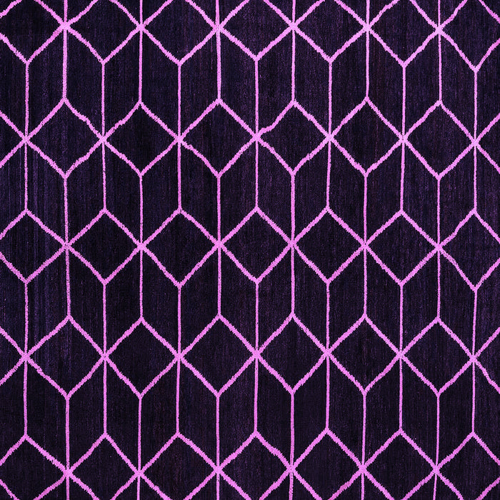 Square Machine Washable Abstract Purple Modern Area Rugs, wshabs5070pur