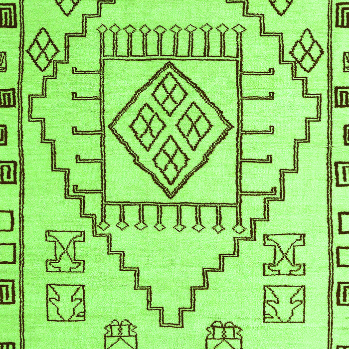 Solid Green Modern Rug, abs5071grn