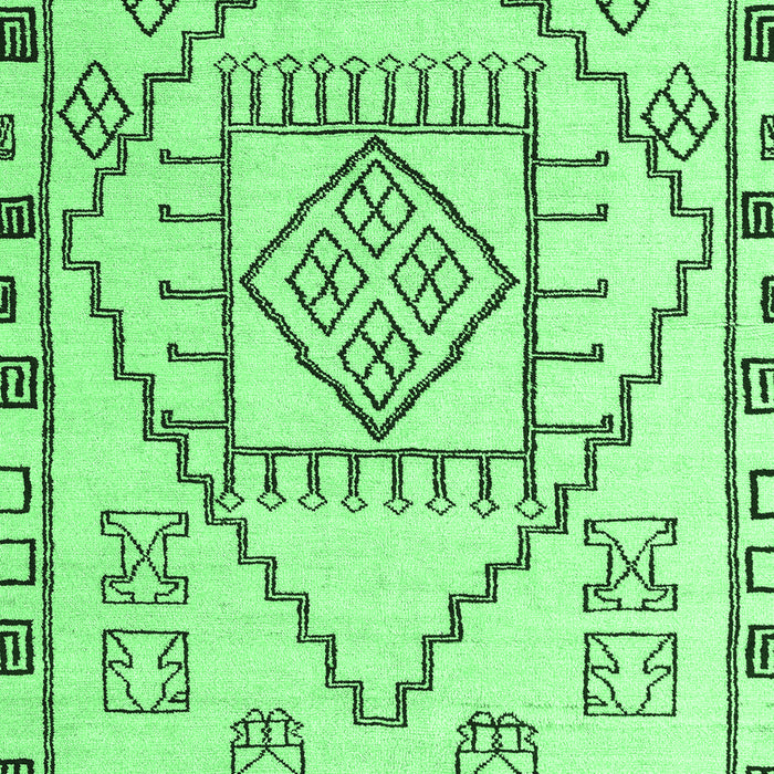 Solid Emerald Green Modern Rug, abs5071emgrn