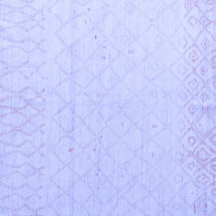 Square Solid Blue Modern Rug, abs5072blu