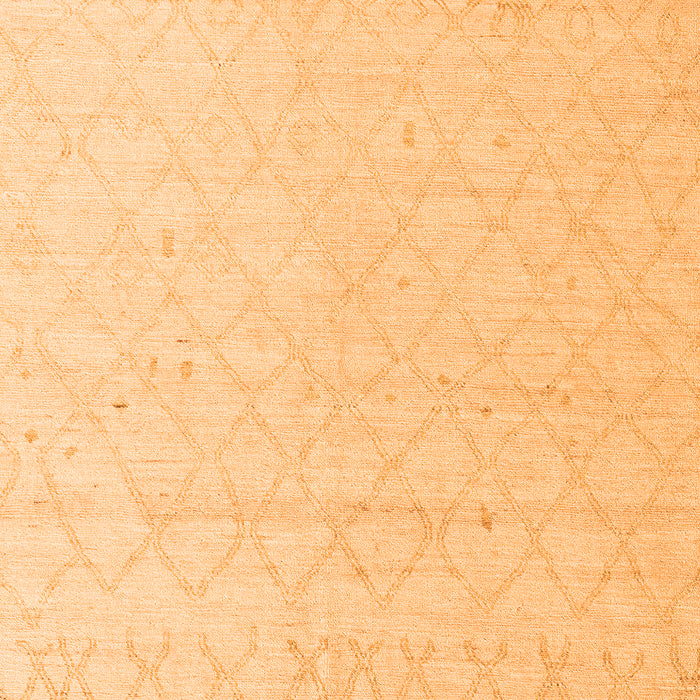 Machine Washable Solid Orange Modern Area Rugs, wshabs5072org