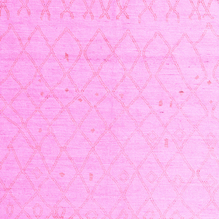 Machine Washable Solid Pink Modern Rug, wshabs5072pnk