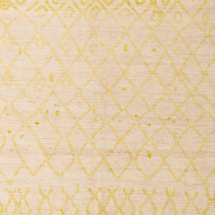 Machine Washable Abstract Sun Yellow Rug, wshabs5072