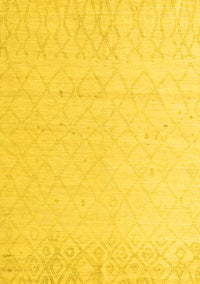 Solid Yellow Modern Rug, abs5072yw