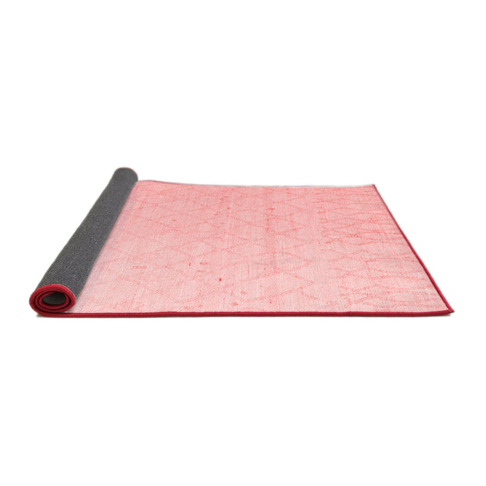 Solid Red Modern Area Rugs