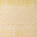 Square Machine Washable Abstract Sun Yellow Rug, wshabs5072