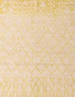 Abstract Sun Yellow Solid Rug, abs5072