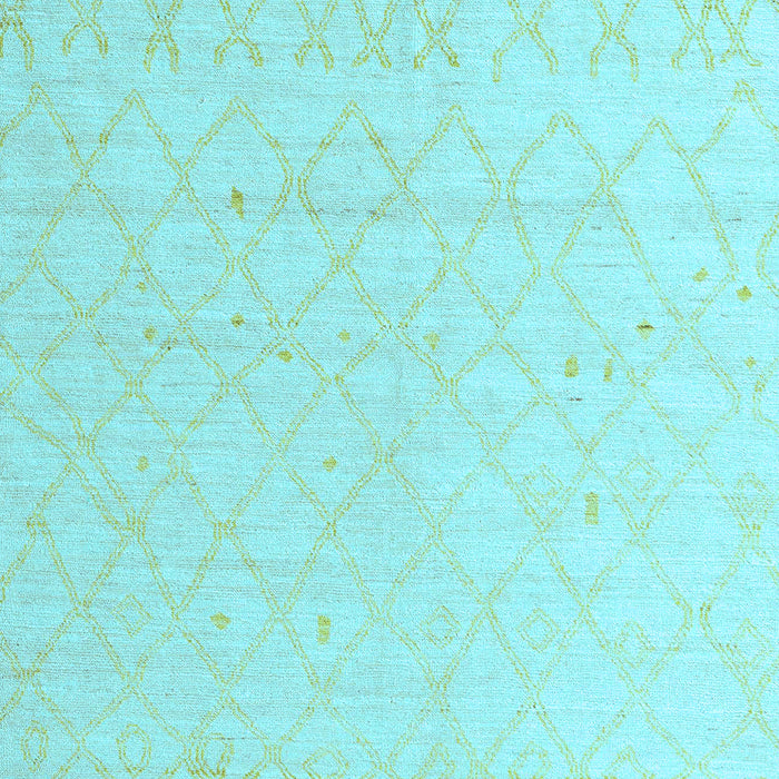 Machine Washable Solid Light Blue Modern Rug, wshabs5072lblu