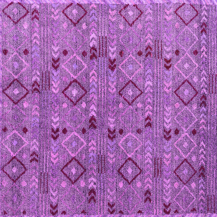 Square Abstract Purple Modern Rug, abs5073pur